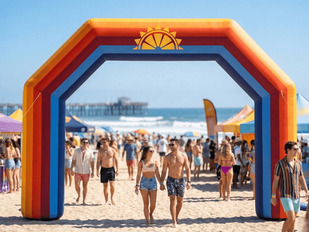 Inflatable Event Arch — A Fast-Rising Canned Cocktail Brand