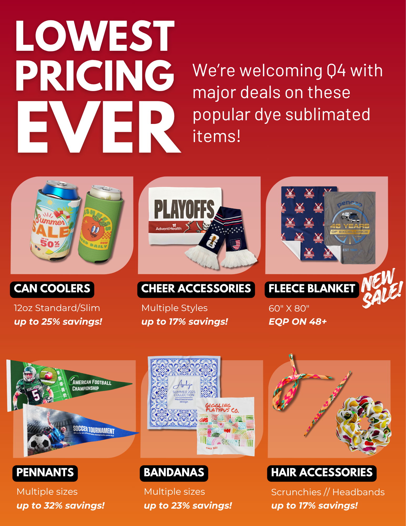 Kick Off Q4 Promo flyer preview