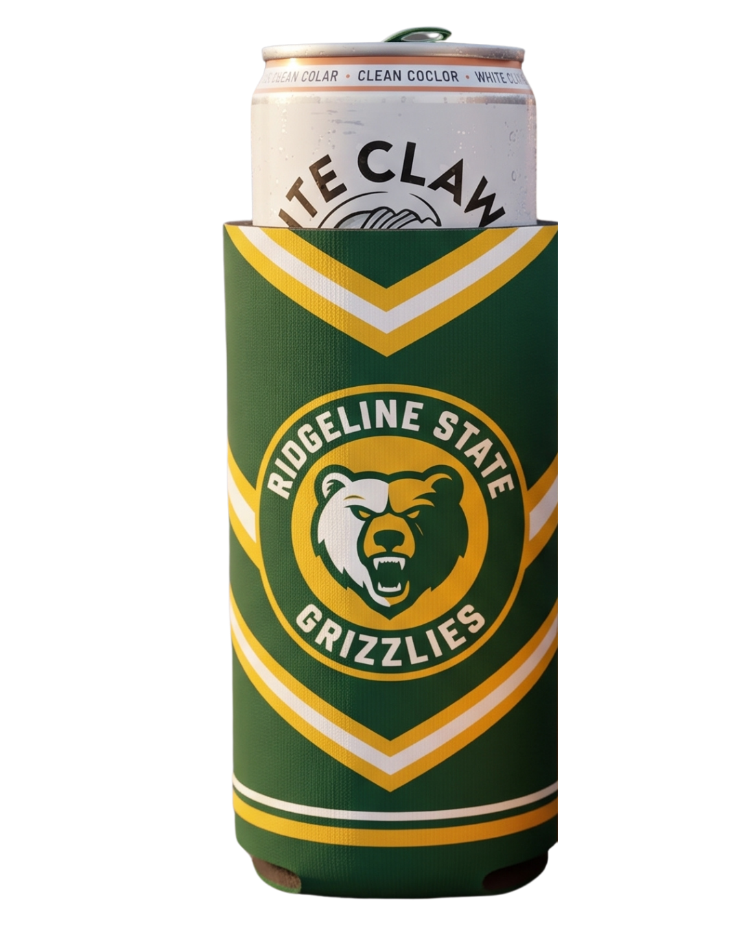 Full Color 12 oz Slim Premium Foam Collapsible Can Coolers
